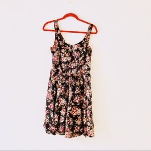 Floral print tank dress